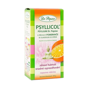 DR. POPOV Psyllicol s příchutí pomeranče 100 g obraz