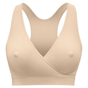 MEDELA Noční těhotenská a kojící podprsenka Keep Cool™ M béžová 1 ks obraz