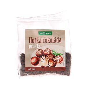 BIO NEBIO Pecičky z hořké čokolády BIO 100 g obraz