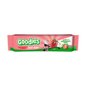 GOODIES Ovesná tyčinka jahody a jablko 23 g obraz