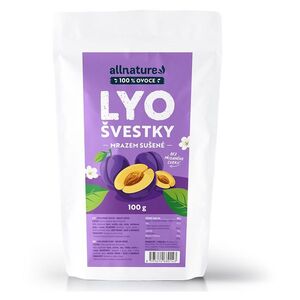 ALLNATURE Švestky sušené mrazem 100 g obraz