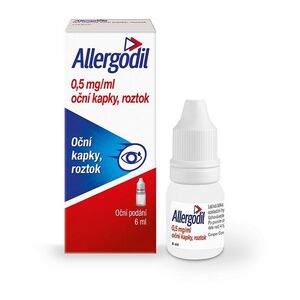 ALLERGODIL Oční kapky 0, 5 mg 6 ml obraz