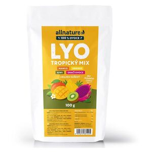 ALLNATURE Lyo tropický mix mango ananas kiwi dračí ovoce 100 g obraz