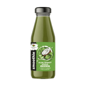 EKOMEDICA Smoothie Aloe, Špenát, Kokos 250 ml obraz