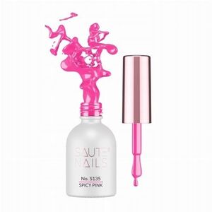 Saute Nails gel lak S135 Spicy Pink 8 ml obraz