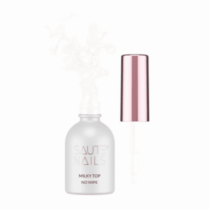Saute Nails Milky Top No Wipe 8 ml obraz