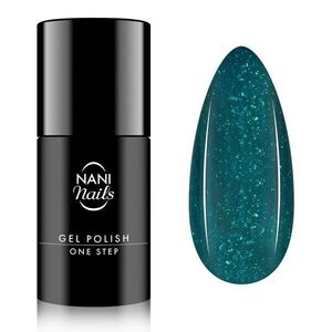 NANI gel lak One Step 5 ml - Aqua Spark obraz