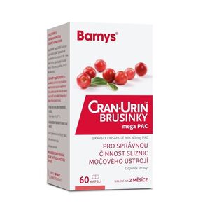 Barny´s Cran-Urin megaPAC brusinky 60 kapslí obraz