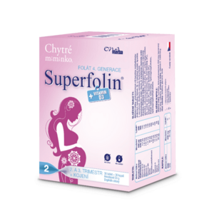 Chytré miminko Superfolin 2 MAMA 30 tablet + 30 kapslí obraz