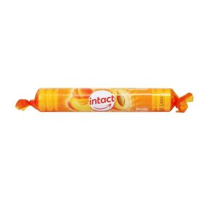 Intact Hroznový cukr s vitaminem C meruňka rolička 40 g obraz