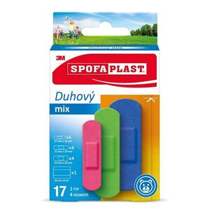 3M Spofaplast 606 Duhový mix 17 ks obraz