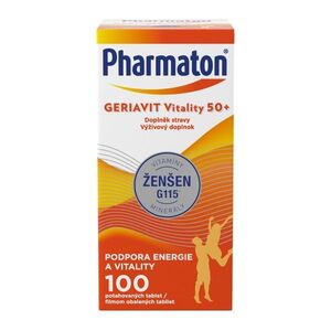 Pharmaton Geriavit Vitality 50+ 100 tablet obraz