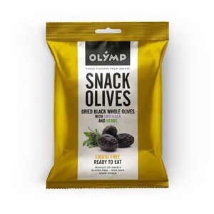Olymp Sušené celé černé olivy s levandulí a bylinkami 70 g obraz