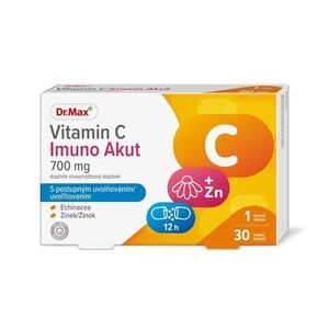 Dr. Max Vitamin C Imuno Akut 700 mg 30 kapslí obraz