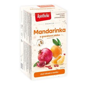 Apotheke Mandarinka a granátové jablko nálevové sáčky 20x2 g obraz