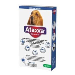 Ataxxa pro psy nad 25 kg spot-on 1x4 ml obraz