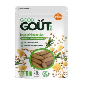 Good Gout BIO Mini bagetky s rozmarýnem a sýrem 10m+ 70 g obraz