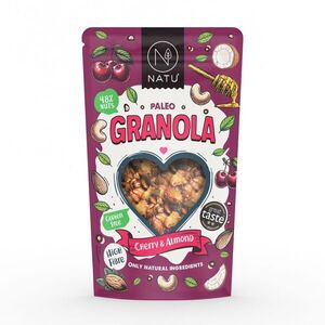 NATU Paleo Granola Třešně a mandle 370 g obraz
