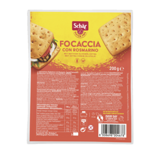 SCHÄR Focaccia con rosmarino pečivo bez lepku 200 g obraz