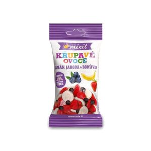 Mixit Křupavé ovoce do kapsy Banán, jahoda a borůvka 23 g obraz