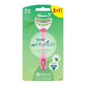 Wilkinson MY Intuition Comfort Sensitive jednorázový holicí strojek 3+1 ks obraz