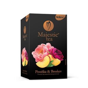 Biogena Majestic Tea Broskev & Pivoňka porcovaný čaj 20x2, 5 g obraz