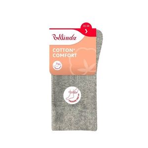 Bellinda Cotton Comfort vel. 35/38 dámské klasické ponožky 1 pár šedé obraz