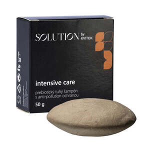Kvitok Solution Prebiotický tuhý šampon s anti-pollution ochranou Intensive Care (50 g) obraz