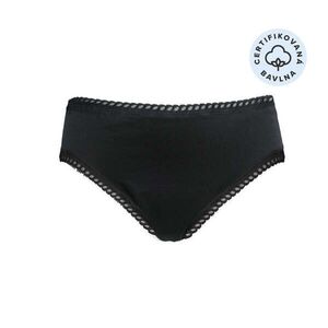 ecodis Menstruační kalhotky Panty na střední menstruaci - černé XL obraz
