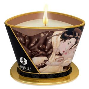 Shunga Libido stimulující masážní svíčka Warm Chocolate obraz