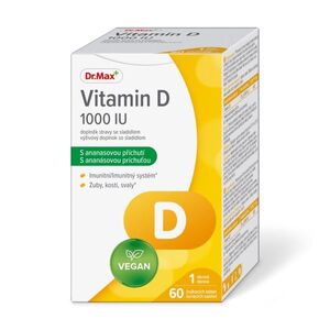 Dr. Max Vitamin D 1000 IU 60 žvýkacích tablet obraz