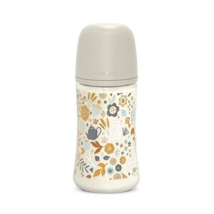 Suavinex Wonderland Kojenecká láhev průtok M 3m+ 270 ml 1 ks liberty krémová obraz