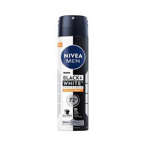 Nivea Men Black & White Invisible Ultimate antiperspirant ve spreji 150 ml obraz