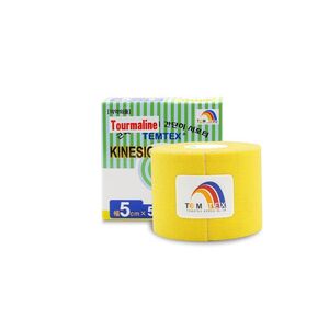 TEMTEX Kinesio tape Tourmaline, žlutá tejpovací páska 5cm x 5m obraz
