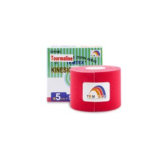 TEMTEX Kinesio tape Tourmaline, červená tejpovací páska 5cm x 5m obraz