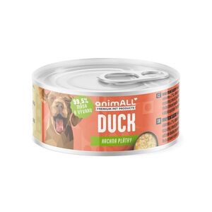 animALL Kachna plátky konzerva pro psy 80 g obraz
