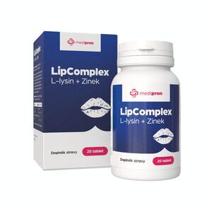 medipron LipComplex - L-Lysin + Zinek 20 tablet obraz