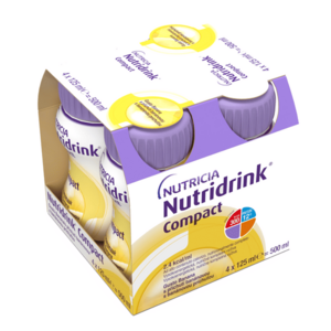 Nutridrink Compact s příchutí banánovou 4x125 ml obraz