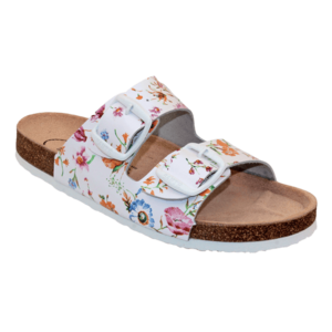 SANTÉ Dámský pantofel D/21N/FLORA BÍLÁ v.38 obraz