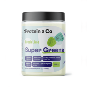 Protein a Co Super Greens, 450 g Fresh lime obraz