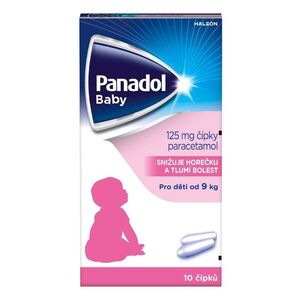 Panadol Baby 125 mg čípky 10 ks obraz