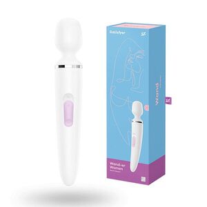 Satisfyer Wand-er Woman vibrátor/masážní hlavice bílá obraz