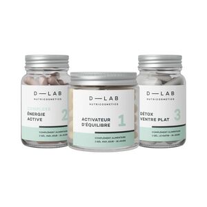 D-LAB Program Ploché břicho Activator+Energy Complex+Stomach Detox 3x56 kapslí obraz