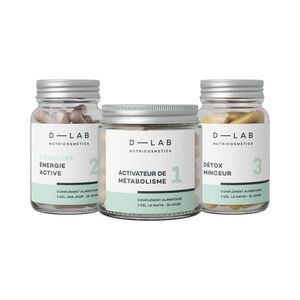 D-LAB Program Spalování tuků Metabolism + Energy + Detox 3x56 kapslí obraz