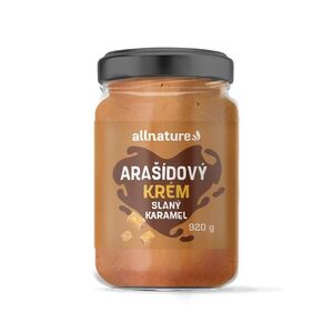 Allnature Arašídový krém slaný karamel 920 g obraz