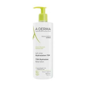 A-Derma Tělové mléko 72h hydratace 400 ml obraz
