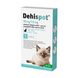 Dehispot spot-on pro malé kočky 30/7, 5 mg roztok pro nakapání na kůži 1 pipeta obraz