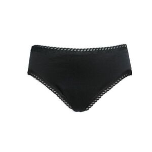 ecodis Menstruační kalhotky Panty na střední menstruaci - černé, M obraz