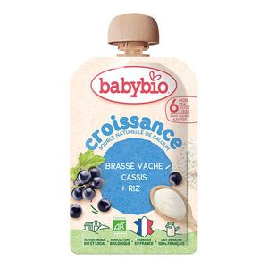 Babybio Mléčná svačinka s černým rybízem a rýží 100 g obraz