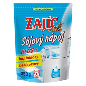 Zajíc Sójový nápoj PLUS uzavíratelný sáček 350 g obraz